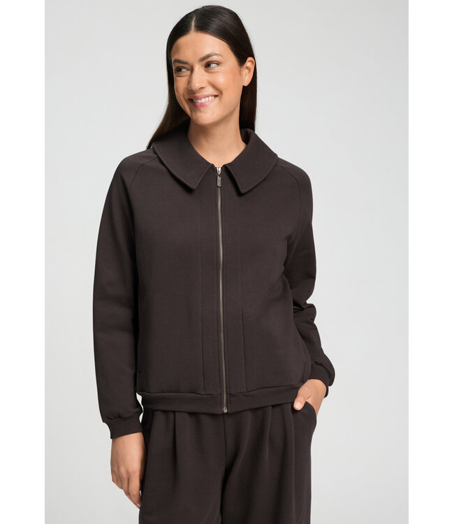 Hanro Natural Living Jacket Dark Mocha (NEW TREND)