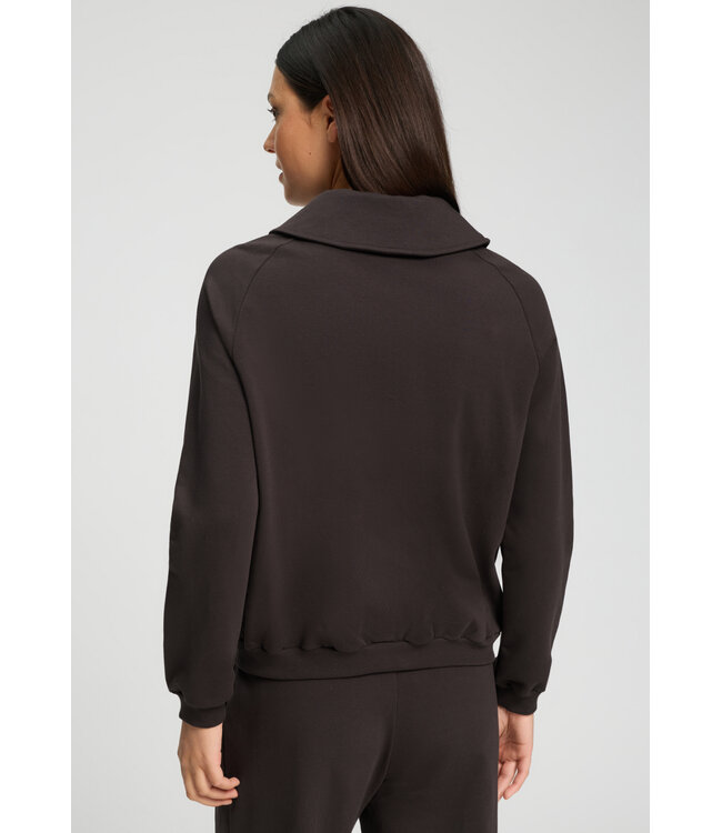 Hanro Natural Living Jacket Dark Mocha (078935)
