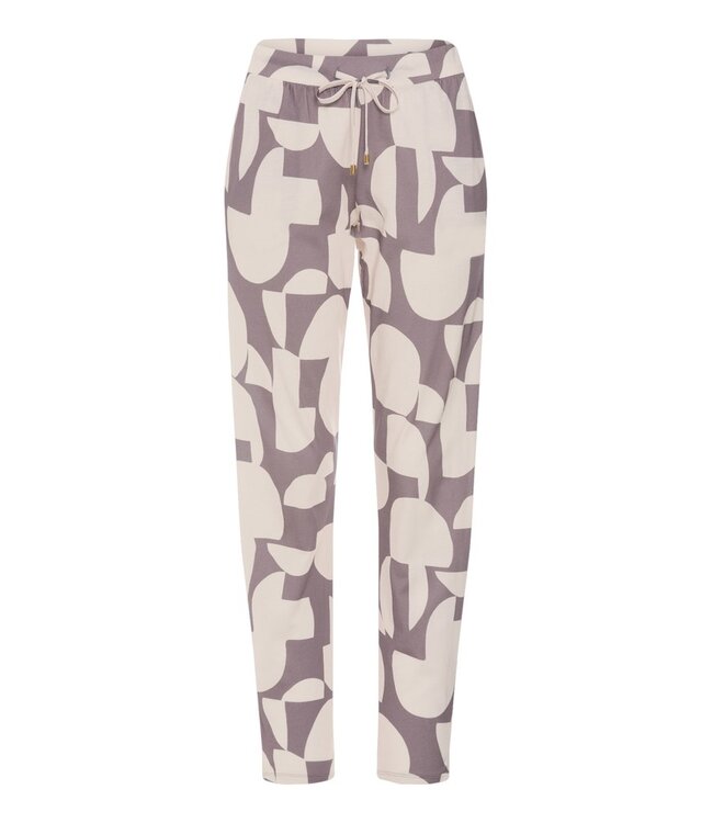 Hanro Sleep & Lounge Long Pant Divided Circles (074845)