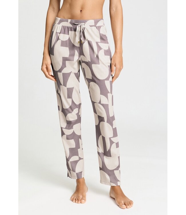 Hanro Sleep & Lounge Long Pant Divided Circles (074845)