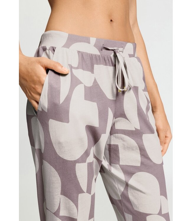 Hanro Sleep & Lounge Long Pant Divided Circles (074845)