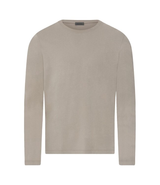 Hanro Living Shirts Long Sleeve Wooly Beige (075053)