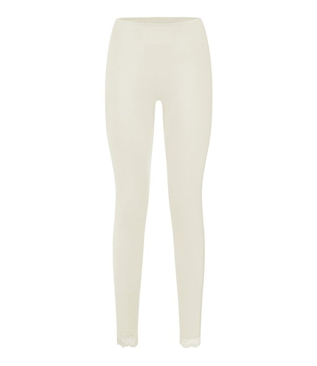Hanro Woolen Lace Legging Misty White (070771)
