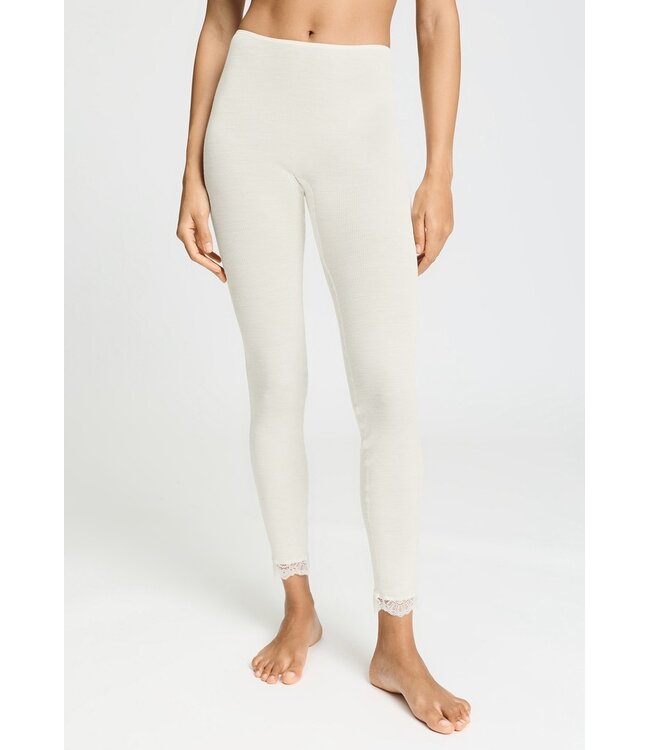 Hanro Woolen Lace Legging Misty White (070771)