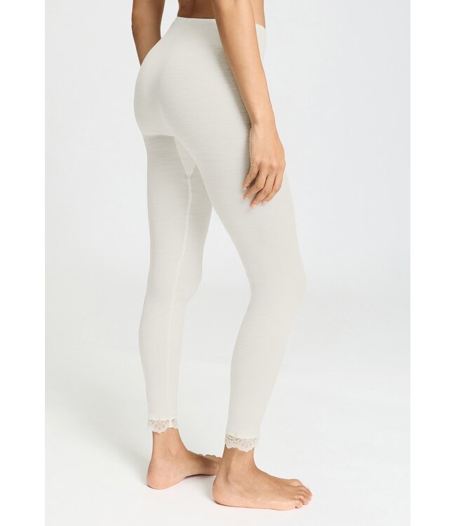 Hanro Woolen Lace Legging Misty White (070771)