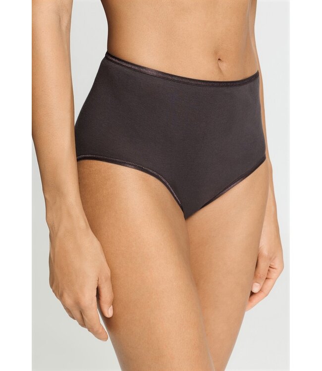 Hanro Cotton Seamless Maxi Brief Dark Mocha (071625)