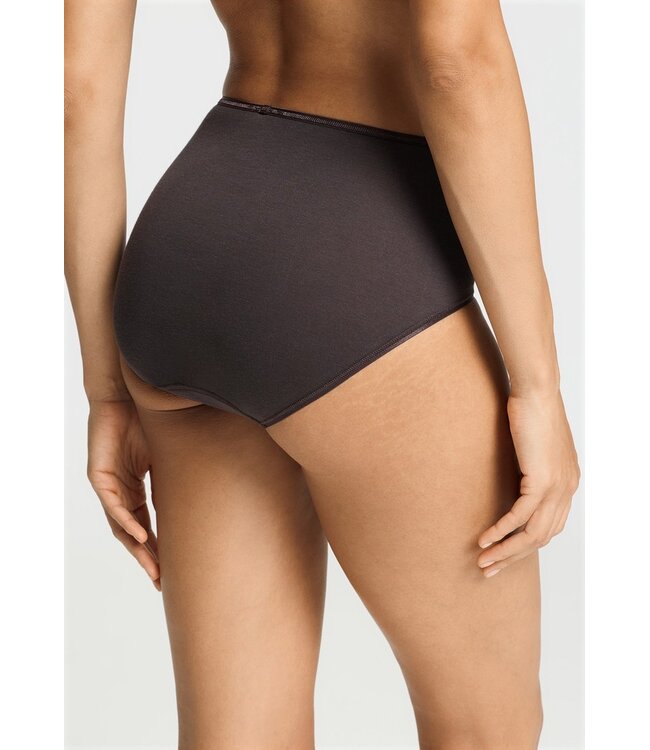 Hanro Cotton Seamless Maxi Brief Dark Mocha (071625)