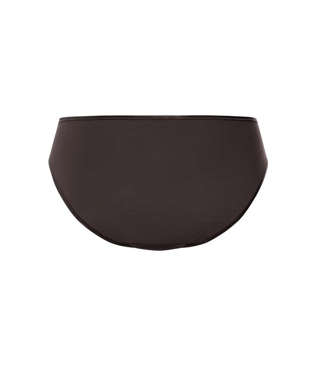 Hanro Cotton Seamless Midi Brief Dark Mocha (071626)