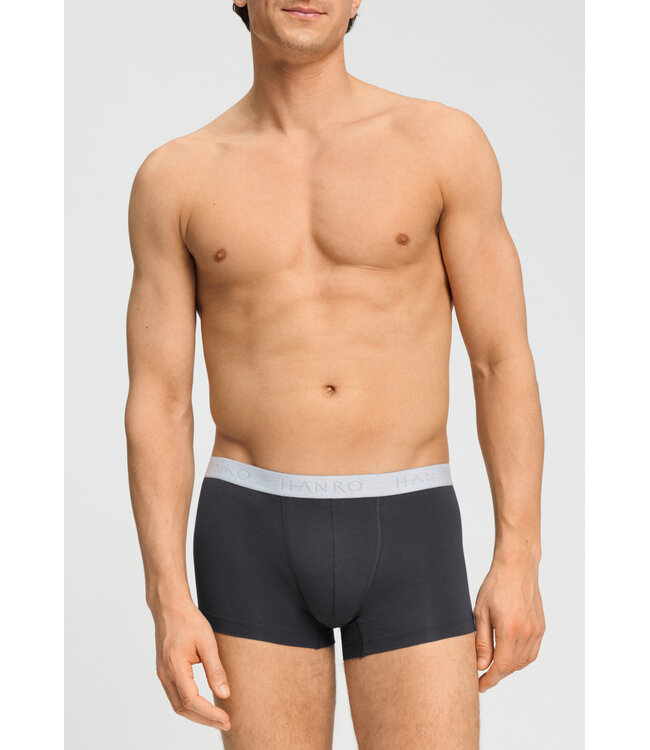 Hanro Cotton Essentials Pants 2-Pack Charcoal Art | Smokey Olive (073078)