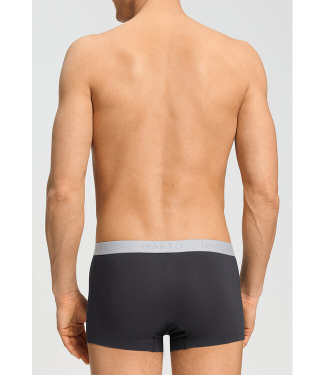 Hanro Cotton Essentials Pants 2-Pack Charcoal Art | Smokey Olive (073078)