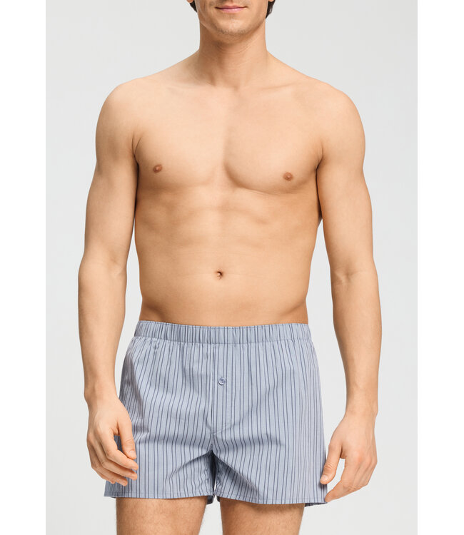 Hanro Fancy Woven Boxer Jeans Lines (074013)