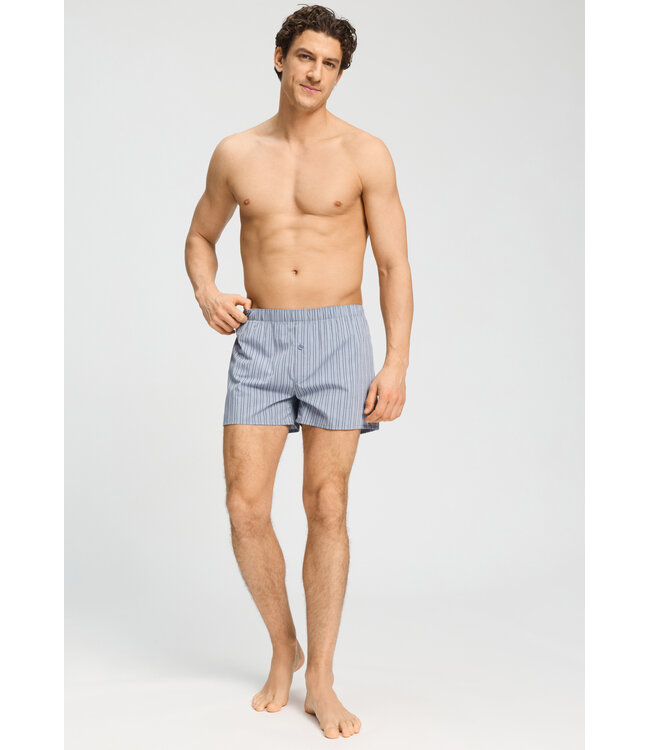 Hanro Fancy Woven Boxer Jeans Lines (074013)