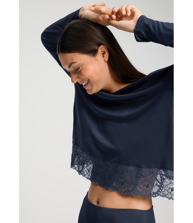 Hanro Azelia Pajama Deep Navy (074704)