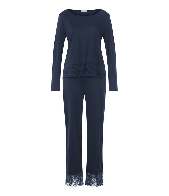 Hanro Azelia Pajama Deep Navy (074704)