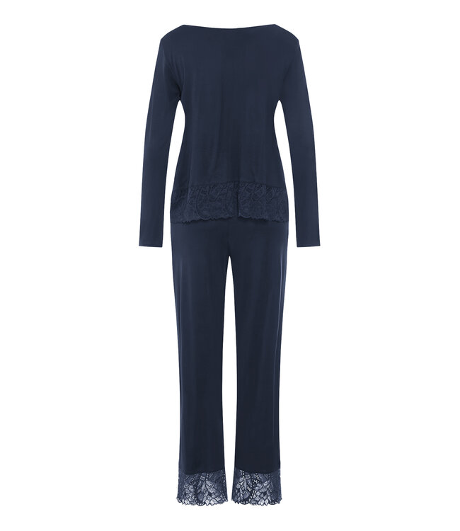 Hanro Azelia Pajama Deep Navy (074704)