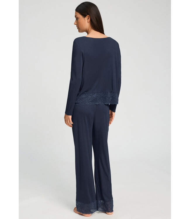 Hanro Azelia Pajama Deep Navy (074704)