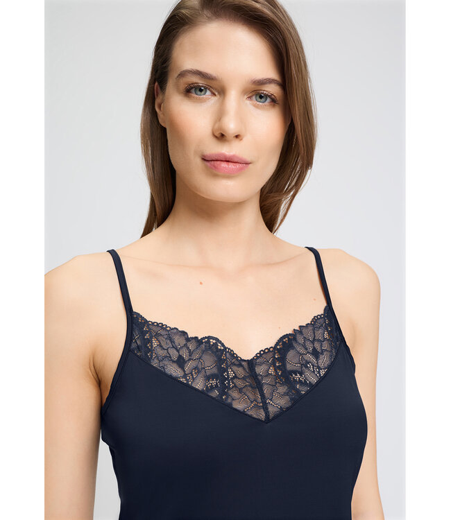 Hanro Azelia Spaghetti Top Deep Navy (070774)