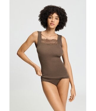 Hanro Marcia Tank Top Natural Teak (NEW TREND)