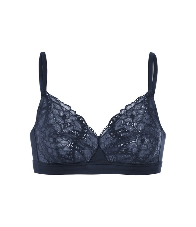 Hanro Azelia Soft Cup Bra Deep Navy (070772)