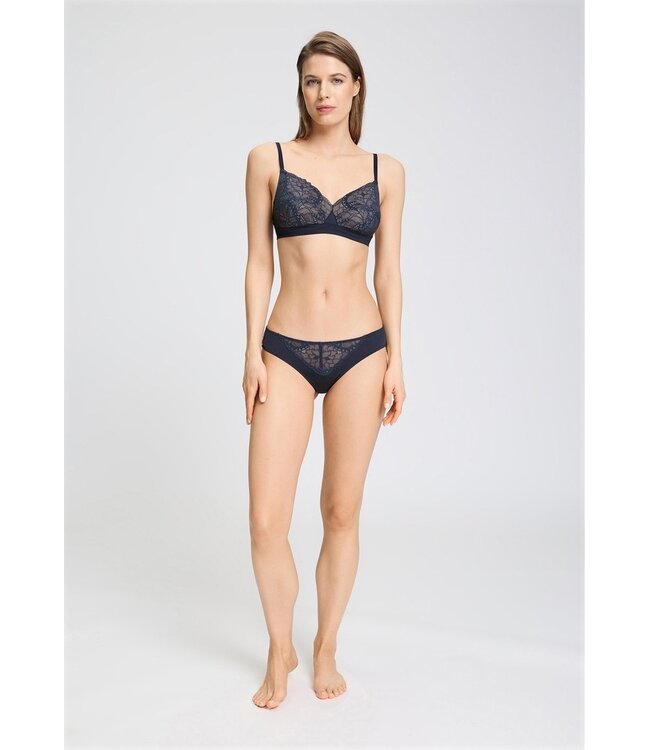 Hanro Azelia Soft Cup Bra Deep Navy (070772)