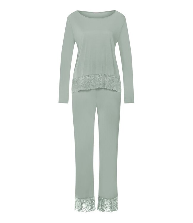 Hanro Azelia Long Sleeve Pajama Mystic Breeze (074704)