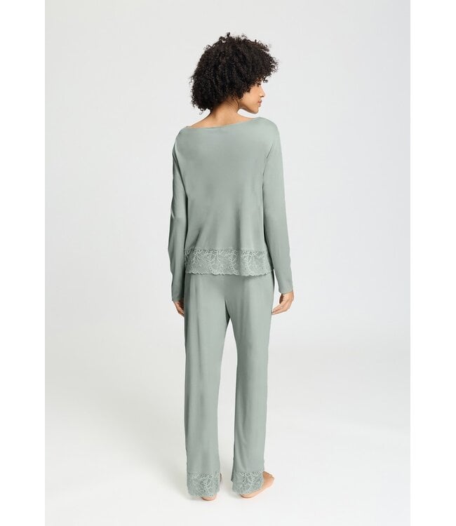 Hanro Azelia Long Sleeve Pajama Mystic Breeze (074704)