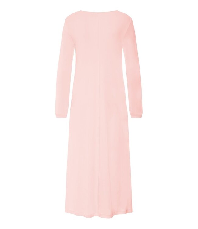 Hanro Franca Long Sleeve Nightdress 130 cm Rosewater (074691)