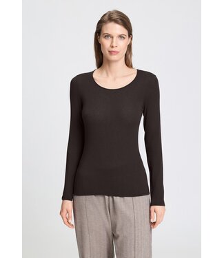 Hanro Ultralight Wool Shirt Dark Mocha (NEW TREND)