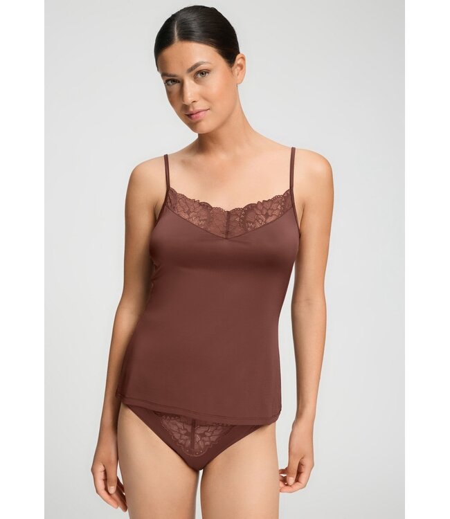 Hanro Azelia Spaghetti Top Cinnamon (070774)