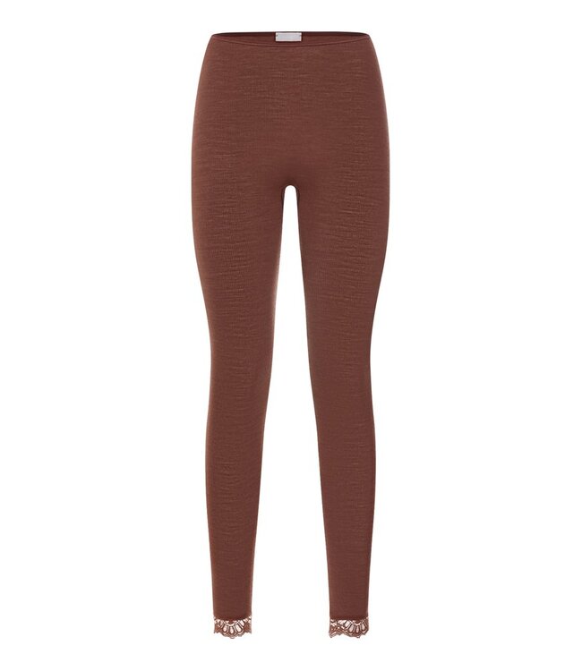 Hanro Woolen Lace Legging Cinnamon (070771)
