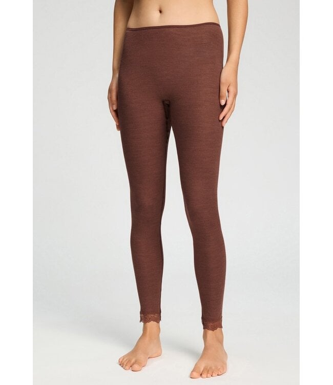 Hanro Woolen Lace Legging Cinnamon (NEW TREND)