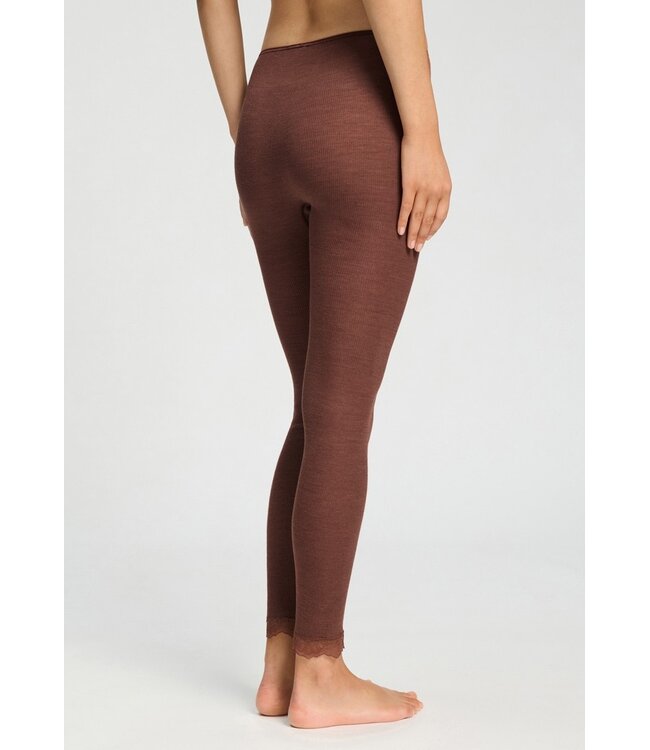 Hanro Woolen Lace Legging Cinnamon (070771)