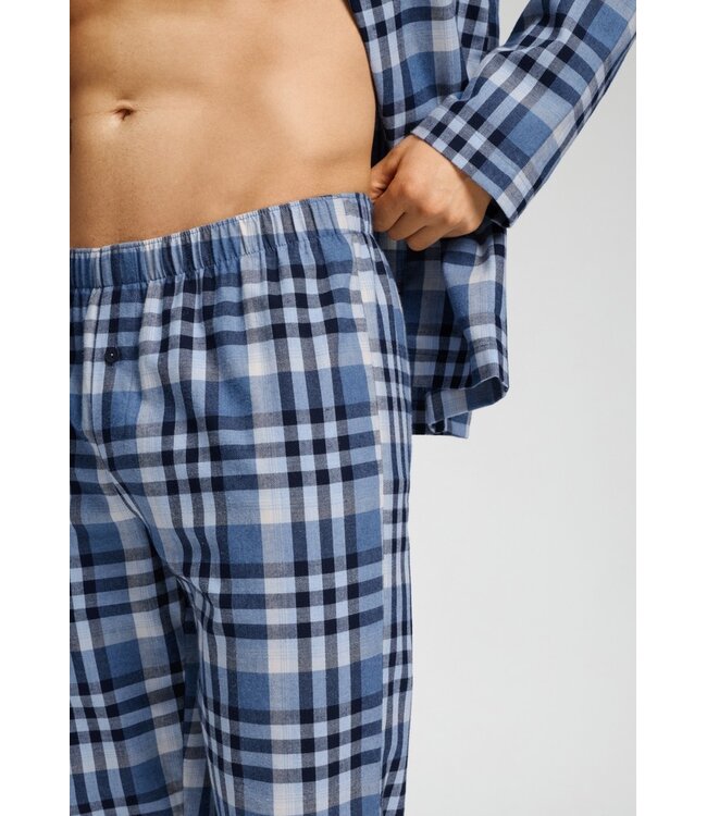 Hanro Cozy Comfort Pajama Pacific Squares (075724)
