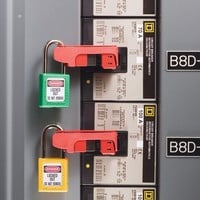 Leitungsschultzschalter-Verriegelung 506 (491B und 493B)