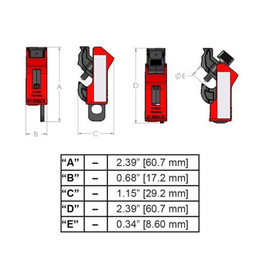 Universal Mini Verriegelung für Schutzschalter 149514, , 149515