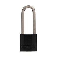 Sicherheitsvorhängeschloss aus eloxiertes Aluminium schwarz 72IB/30HB50 SCHWARZ
