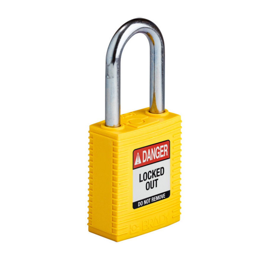 SafeKey nylon Sicherheitsvorhängeschloss gelb 150343 / 150225