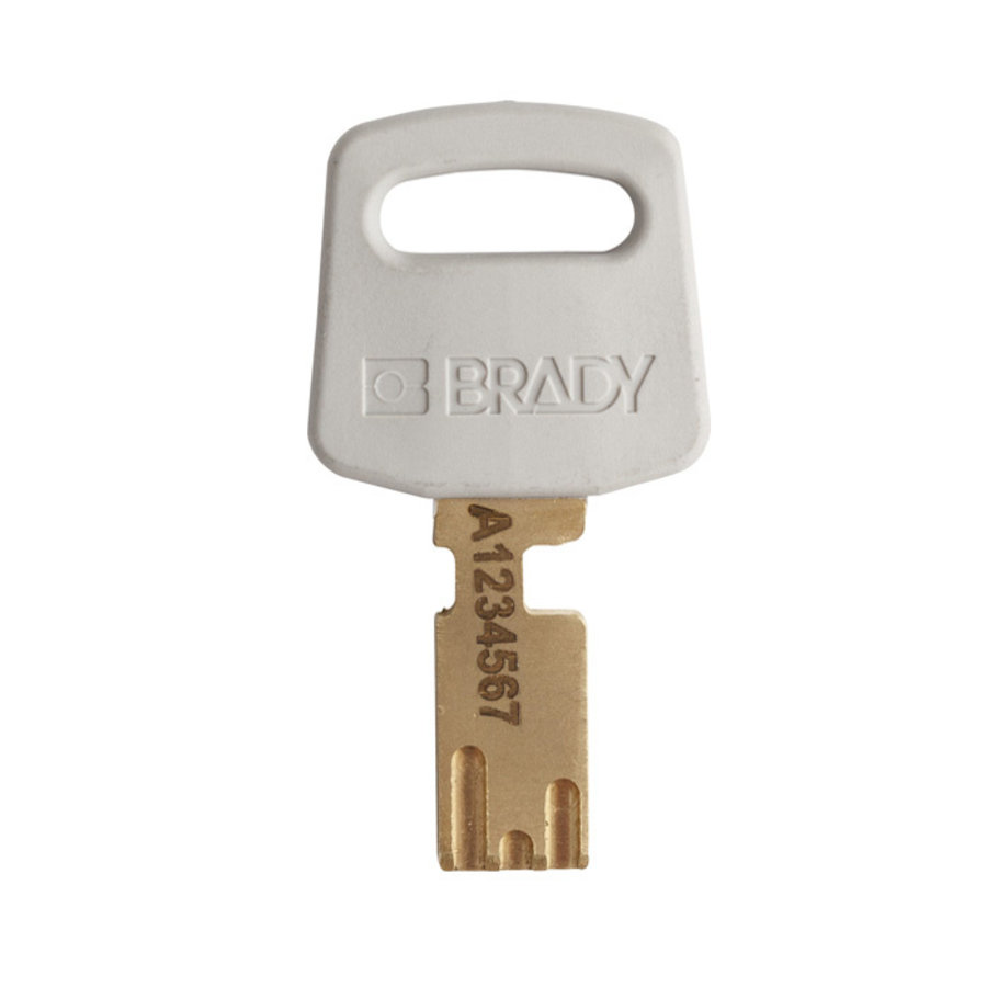 SafeKey nylon Sicherheitsvorhängeschloss weiß 150367 / 1502922