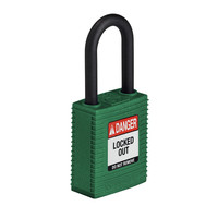 SafeKey nylon Sicherheitsvorhängeschloss grün 150273/ 150334