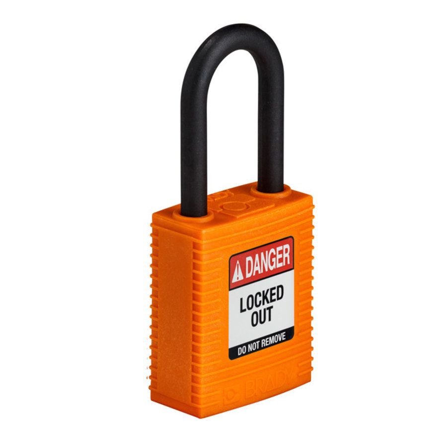 SafeKey nylon Sicherheitsvorhängeschloss orange 150230 / 150310