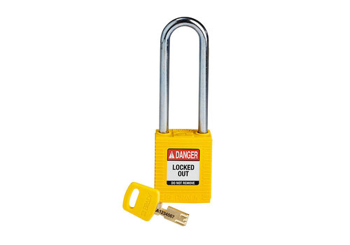 SafeKey Nylon Sicherheitsvorhängeschloss gelb 150296 