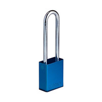 SafeKey Aluminium Sicherheitsvorhängeschloss blau 150241