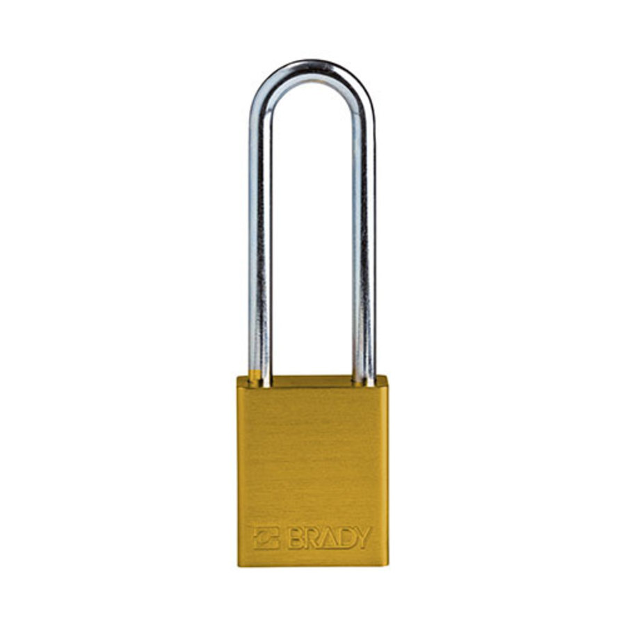 SafeKey Aluminium Sicherheitsvorhängeschloss Gelb 150285