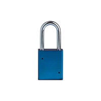 SafeKey Aluminium Sicherheitsvorhängeschloss Blau 150287