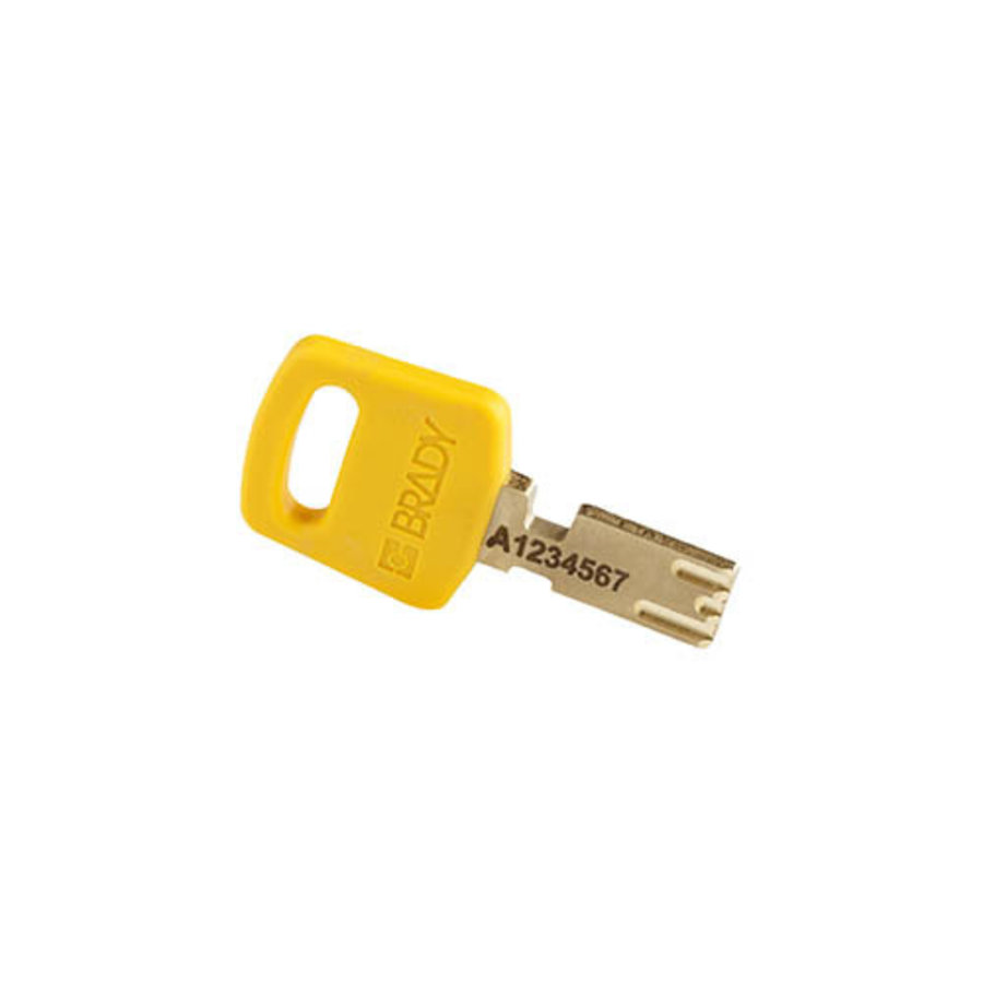 SafeKey Aluminium Sicherheitsvorhängeschloss Gelb 150288