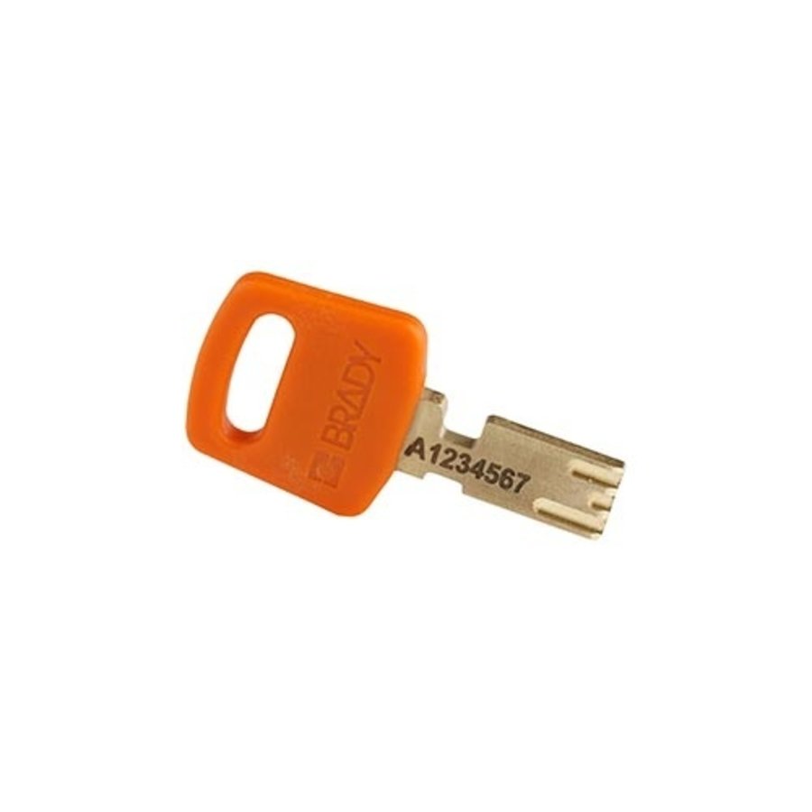 SafeKey Aluminium Sicherheitsvorhängeschloss Orange 150263