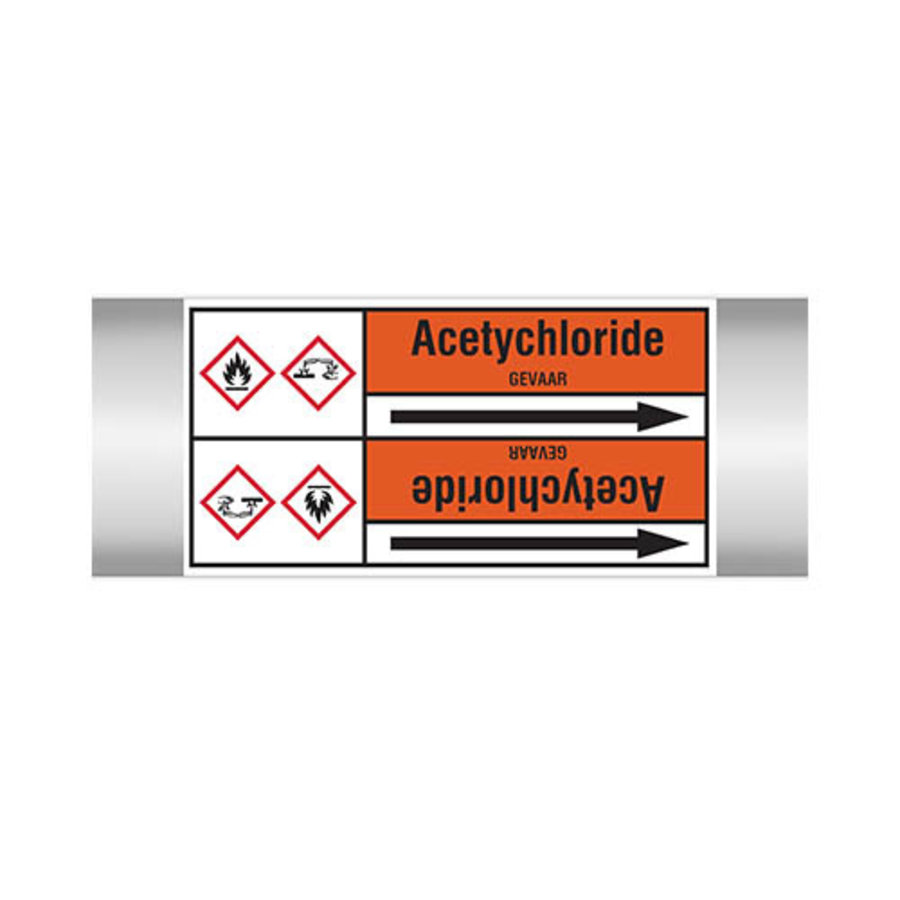 Rohrmarkierer: Acetychloride | Niederländisch | Säuren