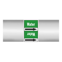 Rohrmarkierer: Heet water 180° | Niederländisch | Wasser