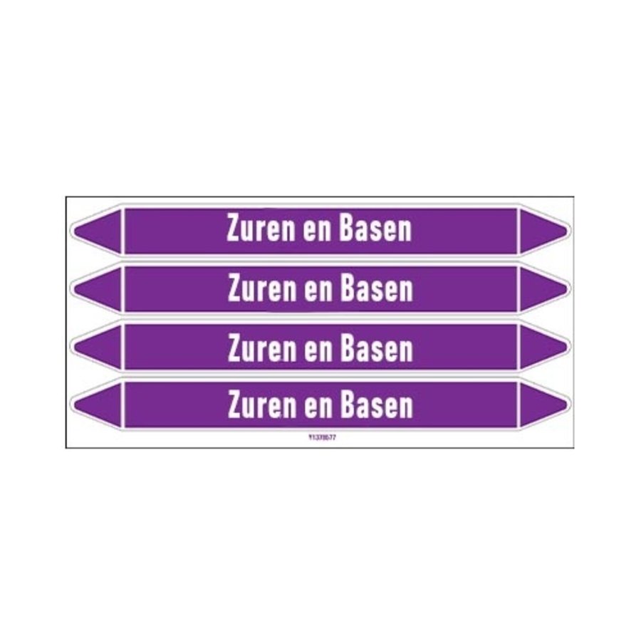 Rohrmarkierer: Afvalzuur | Niederländisch | Säuren und Laugen
