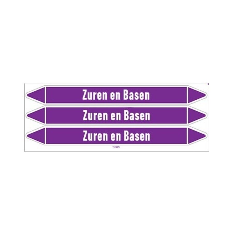 Rohrmarkierer: Afvoer (zuur) | Niederländisch | Säuren und Laugen